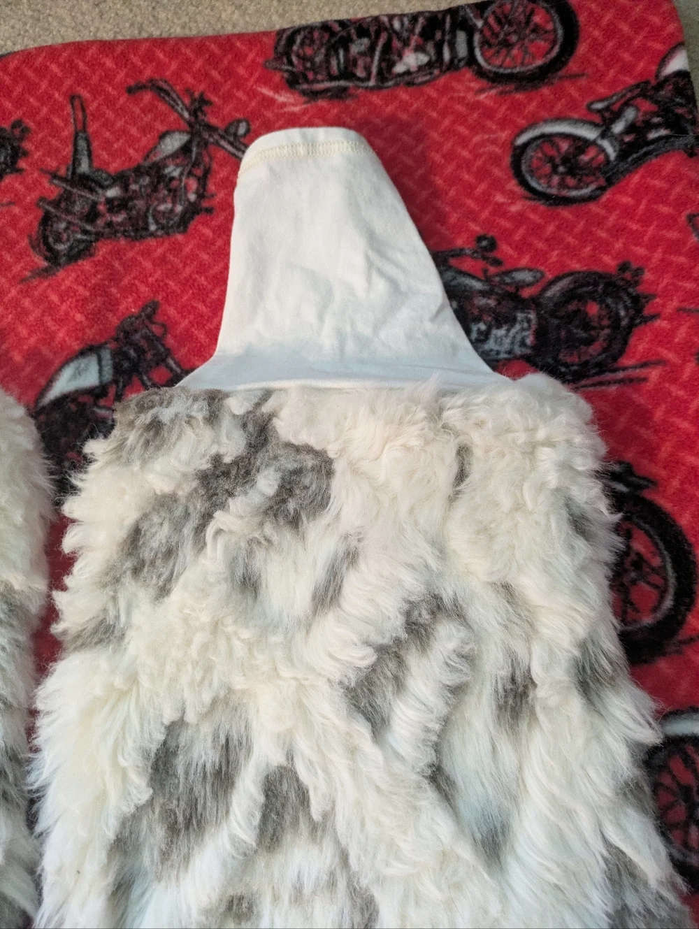 ❄️ Cozy-Chic‎ Spotted Fake Fur Leg Warmers ❄️